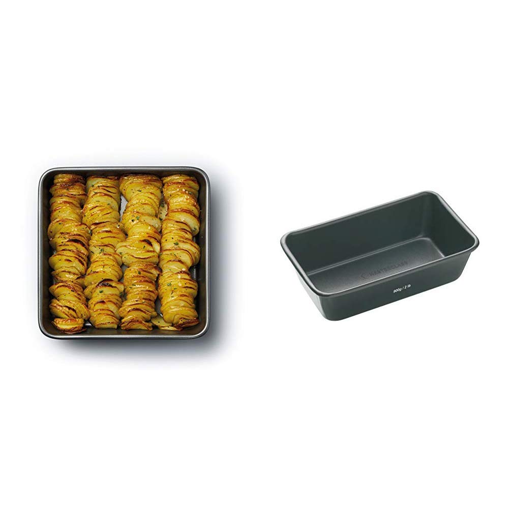 Masterclass Non Stick Square Baking Tin 23 Cm 9 Non Stick 2 Lb Loaf Tin