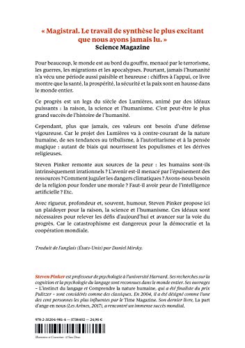 Le triomphe des Lumières: pourquoi il faut défendre la raison, la science et l'humanisme