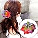 Kewl Fashion Women's Bohemia Rose Flowers Hairpin Hair Clip Flower Brooch (Colorful)
