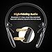 Active Noise Cancelling Bluetooth Headphones, iDeaUSA Wireless Neckband In Ear Earbuds with Built in Microphone, Lightweight, Comfortable Earphones, 20 Hours Playtime