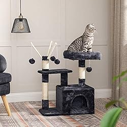 FEANDREA Cat Tree, Cat Tower for Kitten, Cat