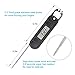Digital Meat Thermometer Instant Read Folding Food Thermometer with Unique Bottle Opener Big LCD Display Durable Construction for Indoor & Outdoor BBQ Grill, Liquid, Candy, Cheese, Chocolate Coffee
