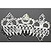 kilofly 13pc Princess Party Favor Crown Crystal Rhinestone Tiara Hair Comb Clip