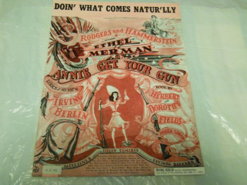 DOIN' WHAT COMES NATUR'LLY RODGERS HAMMERSTEIN 1946 SHEET MUSIC FOLDER 575