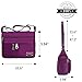 Crossbody Bags for Women,Water Resistant Lightweight Nylon with 6 Pockets Bag by ZYSUN (Purple-B)