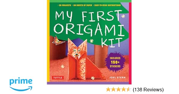 Amazoncom My First Origami Kit Origami Kit With Book 60