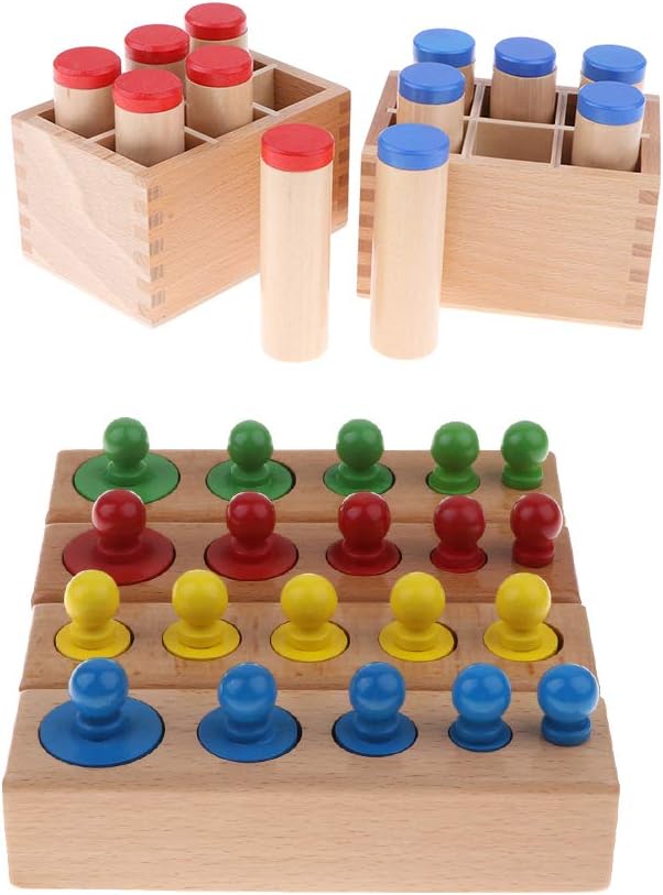 VANKOA 2 Set Montessori Sensorial Teaching Toy