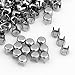 FACILLA Lots Silver Round Studs Spots Punk Nailhead Spikes for Bag Shoes Bracelet 0.16