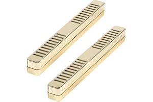 Cigar Humidifier, CSGTSWGS(2 PCS) Cigar Humidor Humidifiers Rectangle Cigar Humidifier for Humidor for Tobacco Moisturizing and Increased Humidity Keep Cigars/Tobacco Fresh(Gold)