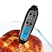 EatSmart Precision Pro Digital Thermometer - Instant Read w/ Splashproof Design and Backlit Screen (Black)