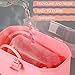 Vaginal Cleansing Douche,Norbase 600ml Douche Cleaner Reusable Manual Pressure Cleaning System Portable Kit with 5 Nozzles,Water Colon Cleansing Detox