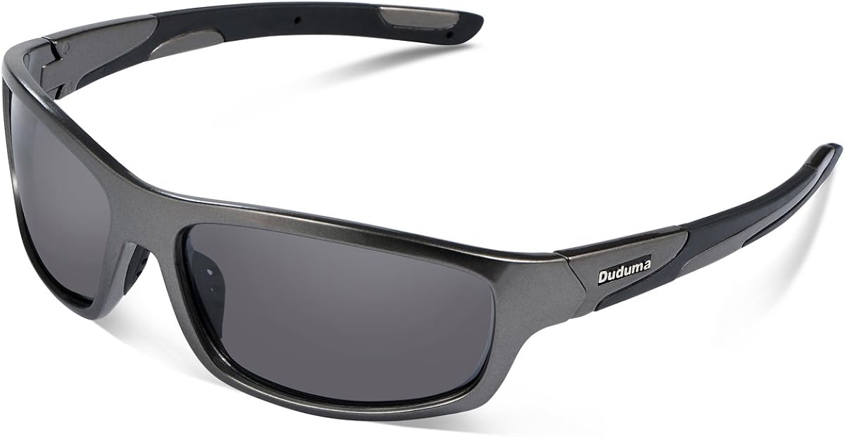 Duduma Polarized Sports Sunglasses for Men Women Baseball Running Cycling Fishing Driving Golf Sunglasses Du645: Clothing