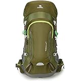 Camel 45L Internal Frame Backpack High-Performance Backpack for Backpacking Outdoor Hiking Travel Climbing Camping with Rain Cover Army Green