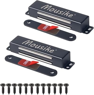Mousike Magnetic Door Catch Heavy Duty 90 lbs Stainless Steel Cabinet Latch