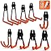 AMAZING CACTUS Moptrek el Garage Storage 9 PCS,Utility Double Hooks,Heavy Duty for Organizing Power Tools,Laddy,Bulk Items,Wall Mount Tool Holder for Home Chair Ladder,Shovel Holder,Bike Hanger