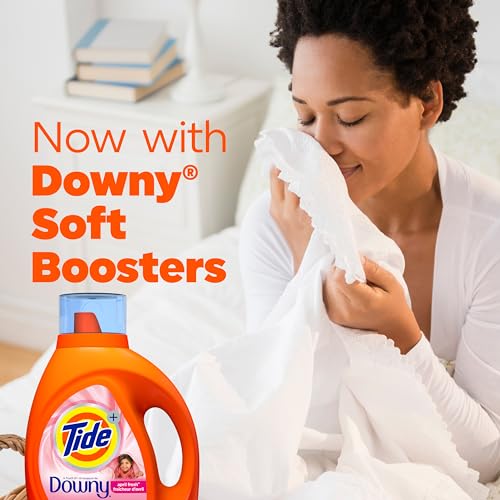 Tide with Downy Liquid Laundry Detergent Soap, High Efficiency (HE), April Fresh photo 9