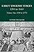 Early English Stages 1300-1576 (Volume 1) by 