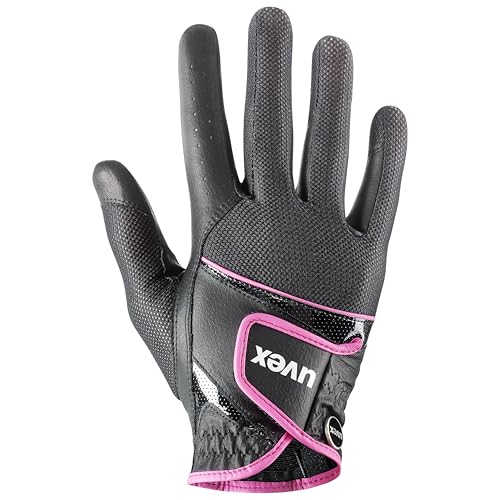 Uvex sumair Reithandschuhe, Black-pink, 7.5