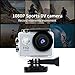 YUNTAB Sport Action Camera Vlog DV, HD 1080P 2.0 inch, 5MP, 120 Degree Wide-Angle, 30m Underwater Waterproof Camcorder(Silver) (Silver)