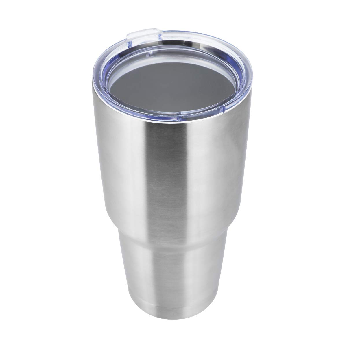 MASVIS 30 oz Stainless Steel Vacuum Insulated Tumbler Double Wall Travel Mug for Cold & Hot Drinks（Silver,1 Pack）