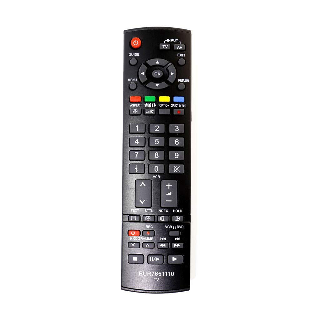 VINABTY EUR7651110 Remote Control Replace for Panasonic TV's TH-50PX60 TX-26LXD70 TH-42PX60 TH-42PX60B TX-26LMD70 TH42PE30PD TH37PE30 TH-42PA45E Th-42pa60e