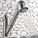 VAPSINT WellVAPSINT Brushed Nickel Mixer Pre Rinse Pull Down Sprayer Kitchen Faucet, Stainless Steel Kitchen Sink Faucet