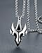 Aoiy Men's Stainless Steel Arrow Tauren Shape Pendant Necklace, 24