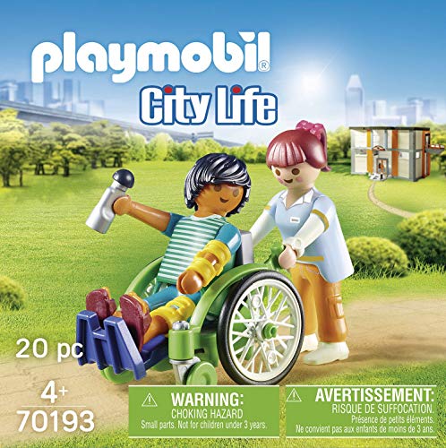 PLAYMOBIL City Life 70193 Patient im Rollstuhl, Ab 4 Jahren – Bild 4