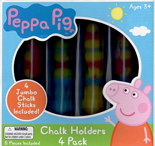 Peppa Pig Chalk Holders - 4 Pacck