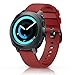 ANCOOL Compatible Gear Sport Band Replacement 20mm Silicone Watch Band Compatible Gear Sport/Galaxy Watch (42mm)/Ticwatch E/Ticwatch 2/Vivoactive 3 Watch - Small Red