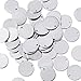 Beadthoven 100pcs 9/16''Inch 304 Stainless Steel Blank Stamping Tag Pendants for Bracelet Earring Pendant Flat Round Charms 15x1mm