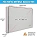 Garnetics Outdoor TV Cover 50 Inch weatherproof | TV Cover for Outside | 50 Inch Outdoor waterproof Smart Shield TV Screen Protector for Outside-Gray
