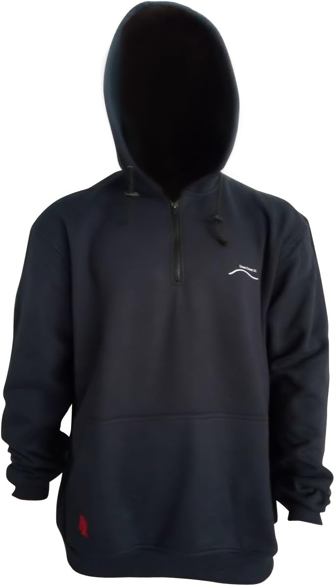 Premium Durable Flame Resistant 12oz FR Pullover Hoodie,60% Modycrylic Dark Navy, XL