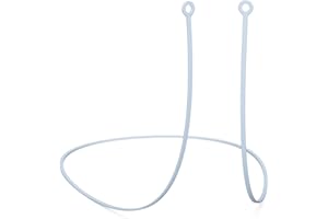 CURVD Earplug Lanyard, Soft Durable Flexible Premium Silicone Cord | Works with Most Earplugs w/Removable Tips Compatible wit