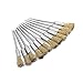PHYHOO Brass Cleaning Brush Kit Rotary Tools Accessories Polishing Brushes Grinding Tool Wire Pen/Pencil Pack of 12