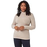 32 Degrees Heat Women’s Heavyweight Baselayer Mock Neck Long Sleeve Fleece Top