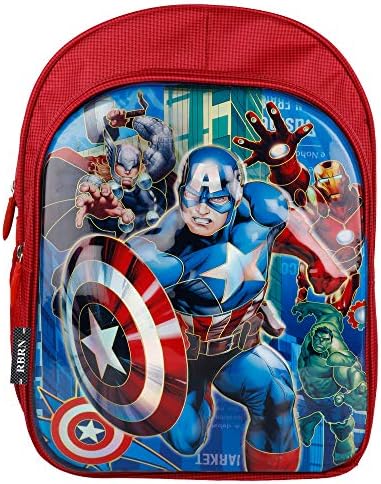 RBRN Captain America, Lightweight Kids School Bag