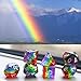 Polyhedral DND Dice Set RPG Rainbow Dice for Dungeons and Dragons(D&D) Role Playing Game,MTG,Pathfinder,Table Game,Math Games Dice Set with Dice Pouch