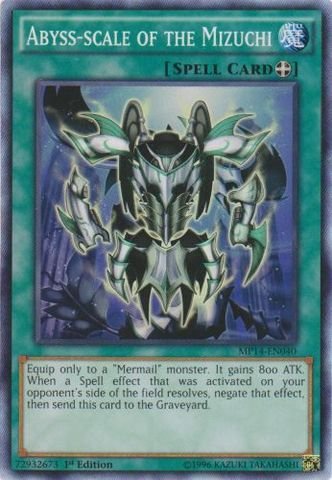 Yu-Gi-Oh! - Abyss-scale of the Mizuchi (MP14-EN040) - Mega Pack 2014 - 1st Edition - Common
