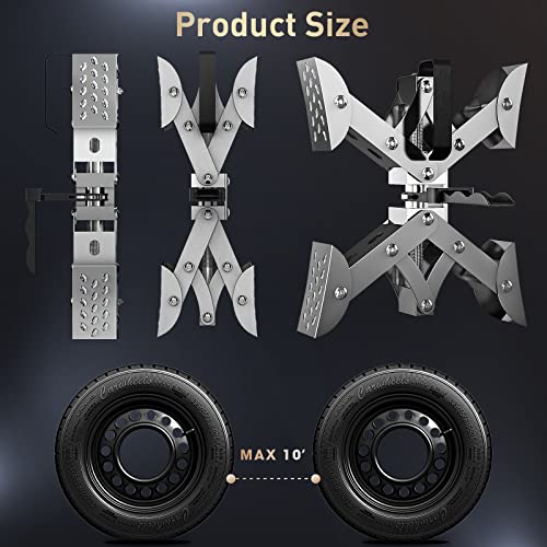 XPORTION XShaped Wheel Chock Stabilizer,Wheel Chock Stabilizer Scissor