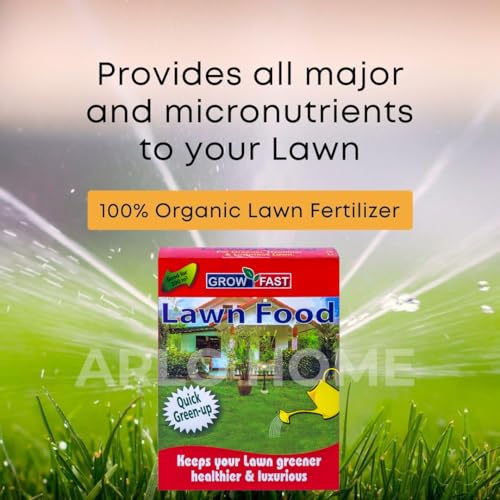 Organic Lawn Booster, 100% Organic Lawn Essential Garden Food for Lush Green Lawn Grass (1 Pack 1000 grams) Long Lasting Balanced Organic Lawn Feed - for a Thicker, Greener and More Durable Lawn