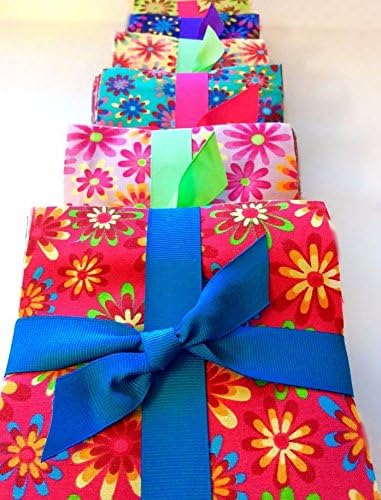 5 Inches 102 Pcs lot Crazy Daisy Design Collection 17 Colors Charm Pack Pre-cut Square 100% Cotton Fabric for Quilter Quilting Sewing Art Craft