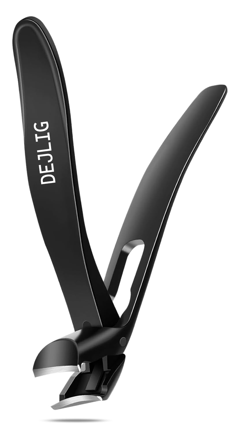 Toenail Clippers for Seniors Thick Toenails, 2024 Upgrade Angled Head Large Toe Nail Clippers for Thick Nails with Wide Jaw Opening, Sharp Heavy Duty Nail Cutter Trimmer with Catcher for Men Women