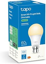 Tapo L510B WiFi Smart Bulb B22 Dimmable 8.3W 60W Equiv with Alexa Google view 8