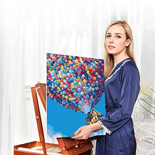 TENOL DIY Gemälde-Kit für Anfänger und Erwachsene, Malen nach Zahlen Landschaftsbilder Kunsthandwerk für Heimdekoration… – Bild 8