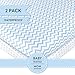 Pack N Play Portable Crib / Mini Crib Sheet Set 100% Jersey Cotton for Baby Boy by Ely's & Co. - Blue Chevron and Polka Dot 2 Pack