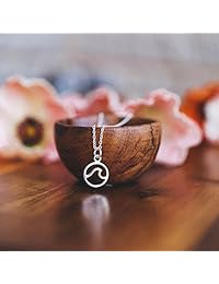 Pura Vida - Collar chapado a mano, accesorios impermeables, colgante de gargantilla