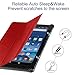 Fire HD 10 Case - Zerhunt Ultra Light Slim Fit Protective Cover with Auto Wake/Sleep For Fire HD 10 Tablet 10.1 Inch (7th Generation and 9th Generation, 2017 and 2019 Release) Red
