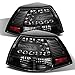 AKKON - For 08-09 Pontiac G8 GT GXP Sport Sedan Rear Black Bezel LED Tail Lights Brake Lamps Replacement Pair