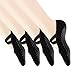 Cooque Yoga Socks Non Slip Skid with Grips Barre Socks Pilates Socks for Women Girls 4 Pack by (Black-Bandage-4 Pack)